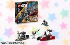 Pack de LEGO Star Wars 75449 con moto speeder a un precio rebajado, ideal para forjar batallas épicas y potenciar la diversión de los peques. ¡No lo dejes escapar!