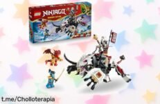 Pack de figuras articuladas LEGO NINJAGO con Zilvar y la Bestia Dragón Grimtak: ¡batallas ninja épicas a precio loco! No dejes pasar esta oportunidad, el juego nunca fue tan emocionante.