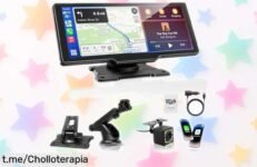Pantalla táctil Carpeer con Carplay y Android Auto a precio loco, disfruta de navegación en tiempo real y cámara HD, una super oportunidad que no puedes dejar escapar.