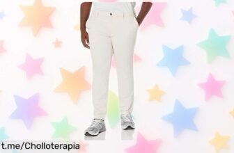 Pantalones chinos ajustados de Amazon Essentials con cremalleras, ¡rebaja increíble para que tu armario brille! No dejes pasar esta oportunidad y mejora tu estilo hoy mismo.