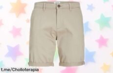 Pantalones cortos chinos Jack & Jones a un precio loco, ¡renueva tu fondo de armario antes de que volen! ¿Te imaginas lucir siempre impecable?