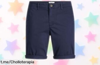 Pantalones cortos chinos Jack & Jones con cremalleras y cuatro bolsillos, ¡ahora a un precio rebajado! Renueva tu armario con este chollazo que no querrás dejar pasar.