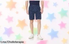 Pantalones cortos chinos de Amazon Essentials con estampado de hojas, ¡super chollo que no puedes dejar escapar! Aprovecha esta caída de precio y luce increíble cada día.
