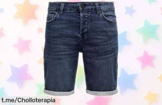 Pantalones cortos vaqueros Only & Sons Onsply en oferta brutal, ¡consigue ese estilo perfecto que todo el mundo quiere y no te quedes sin los tuyos!