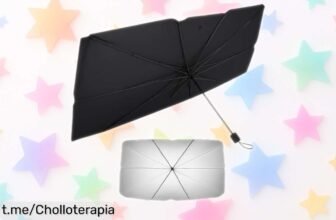 Parasol para el coche que frena el calor y bloquea los UV, ¡super chollo! No dejes que tu auto se convierta en un sauna, consíguelo ya antes de que se agote.
