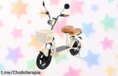 Patinete eléctrico iScooter Y16: velocidad y comodidad a un precio de locos, disfruta de 100 km sin cansarte y deslízate como nunca antes ¡hazte con el tuyo ya!
