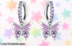 Pendientes largos colgantes CYMYSS de plata, el regalazo ideal a un precio rebajado que hará brillar cualquier ocasión y alegrará el corazón. ¡No te los pierdas!