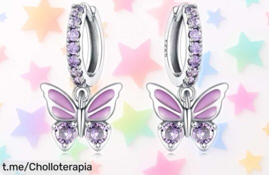 Pendientes largos colgantes CYMYSS de plata, el regalazo ideal a un precio rebajado que hará brillar cualquier ocasión y alegrará el corazón. ¡No te los pierdas!