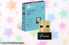 Pequeño adaptador Bluetooth 6.0 TPLink UB600 para PC que te conecta al instante y jamás falla: la oportunidad perfecta que no puedes dejar escapar. ¡Aprovecha este super chollo!