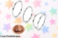Piercing para nariz y oreja BodyBonita: lote de 3 piezas en acero inoxidable a un precio increíble, perfectas para brillar sin preocupaciones y siempre listas para tus nuevas aventuras.