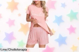 Pijama de mujer UMIPUBO a precio loco, divertido y cómodo para que estés en casa como nunca; ¡consíguelo ya antes de que vuelen!