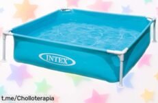 Piscina desmontable cuadrada de Intex para peques: Diversión al instante, fácil de montar y a un precio increíble que no podrás ignorar. ¡Haz felices a los tuyos hoy mismo!