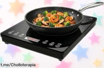 Placa de inducción portátil Cecotec Full Magma Slim Pure, un super chollo que transforma tus cenas: cocina rápido y limpio como nunca antes, ¡no te lo pierdas!