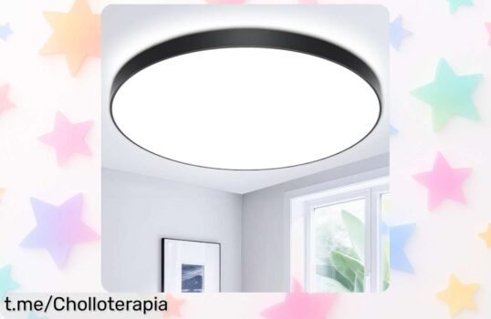 Plafón LED 24W resistente al agua que ilumina intensamente tu hogar, ¡preparado para instalar en un instante! No dejes pasar este ofertón; transforma tus espacios hoy mismo.