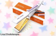 Plancha de pelo Faszin con calentamiento rápido y placa ancha a precio de escándalo: ¡transforma tu look y despídete del encrespamiento ya!