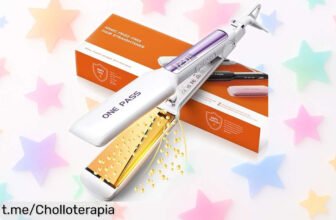 Plancha de pelo Faszin con calentamiento rápido y placa ancha a precio de escándalo: ¡transforma tu look y despídete del encrespamiento ya!
