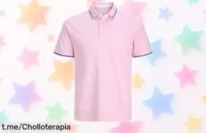 Polo Jack & Jones Jjepaulos con textura suave y estilo único, ¡aprovecha este super chollo que te hará lucir espectacular sin arruinarte!