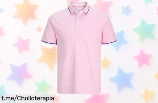 Polo Jack & Jones Jjepaulos con textura suave y estilo único, ¡aprovecha este super chollo que te hará lucir espectacular sin arruinarte!