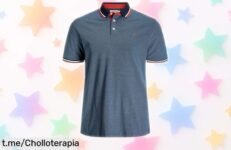 Polo Jack & Jones súper ligero que te da total libertad para moverte, ¡ahora a precio loco! No dejes escapar este chollazo y dale caña donde quieras.