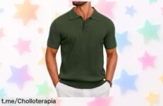 Polo de hombre COOFANDY que se adapta a tu estilo, regalazo a precio loco y perfecto para lucir en cualquier ocasión. ¡No te quedes sin el tuyo!