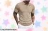 Polo de manga corta COOFANDY a rayas, ¡un precio de escándalo para lucir impecable! No te quedes sin renovar tu armario. ¡Compra ya y dale un toque fresco a tu estilo!