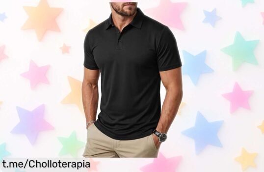 Polo deportivo MAGCOMSEN de manga corta con tela que seca rápido y gancho para tus gafas, ¡chollazo rebajado que no puedes dejar escapar!