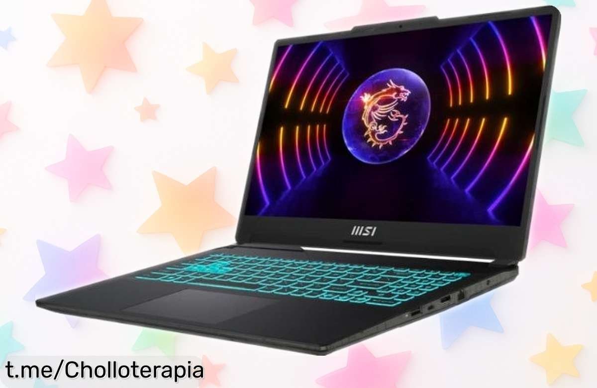 Portátil gaming MSI Cyborg 15 A13VE472XES a un precio de escándalo que hará brillar tus partidas durante horas, ¡no te lo pierdas y juega como nunca!