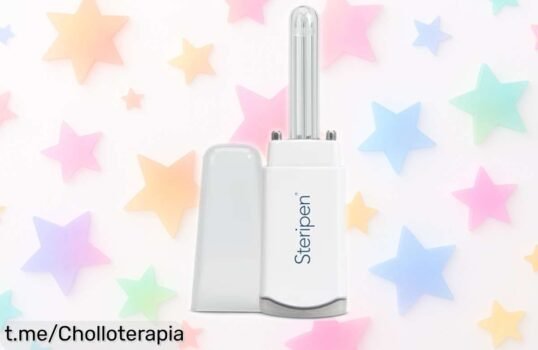 Potabilizador ultraligero SteriPEN UV que limpia tu agua en 90 segundos, ¡nunca visto! Aprovecha este chollazo y disfruta de agua pura mientras puedas.