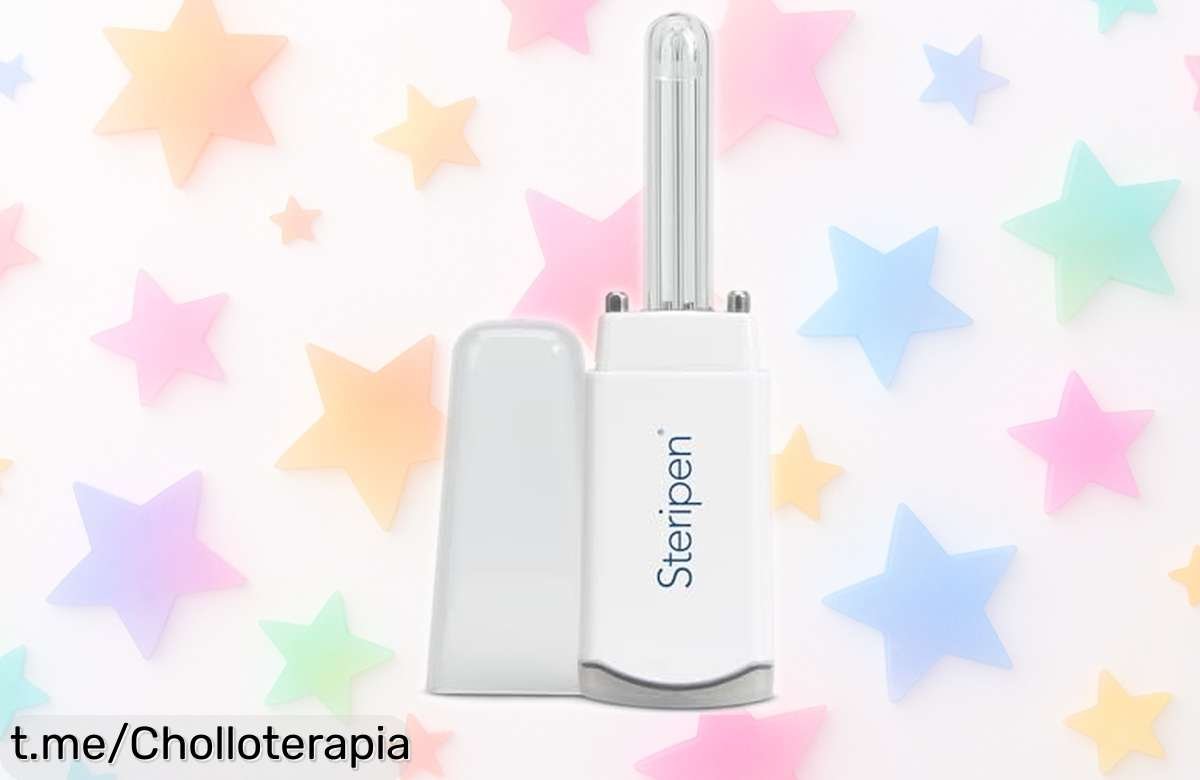 Potabilizador ultraligero SteriPEN UV que limpia tu agua en 90 segundos, ¡nunca visto! Aprovecha este chollazo y disfruta de agua pura mientras puedas.