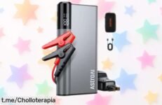 Potente arrancador de batería AstroAI 8000A en aluminio ultrarresistente a precio de risa, ¡un chollazo que no querrás dejar pasar para cualquier emergencia!
