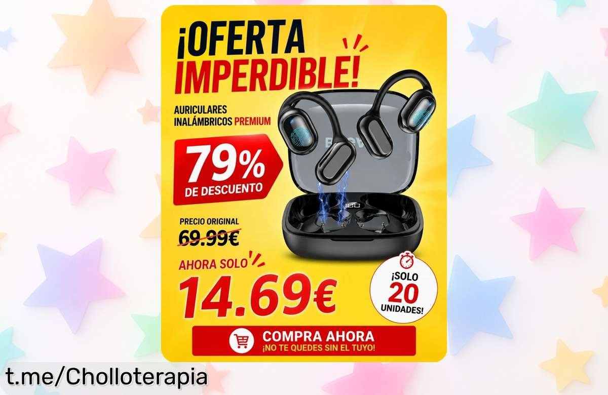 Potente auriculares inalámbricos deportivos Bugani: ruido fuera, agua sin preocupaciones y un precio loco que te hará moverte ya ¡Corre antes de quedarte sin ellos!