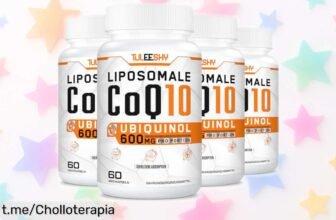Potente coenzima Q10 ubiquinol en cápsulas blandas, ¡rebajada a precio loco! Lleva tu energía y vitalidad al siguiente nivel antes de que se agote esta oferta única.