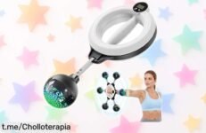 Potente entrenador de antebrazos MERACH con luces RGB y contador, un inventazo para ponerte en forma mientras te diviertes ¡No pierdas esta oportunidad única a precio loco!