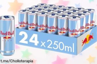 Potente pack de 24 Red Bull Zero para energía al instante y concentración, cae precio y ¡no te lo puedes perder! Energízate o agénciate el día a un chollo irresistible.