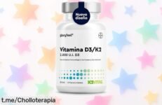 Potente vitamina D3 + K2 Kappa de 200 comprimidos: ¡rebajadísima para fortalecer tus huesos y defensas! No pierdas la oportunidad de sentirte bien, hazlo hoy mismo.