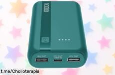 Power Bank Cellularline 10000 mAh, carga múltiples dispositivos ¡No dejes escapar esta batería para 72 horas a un precio que te hará sonreír!