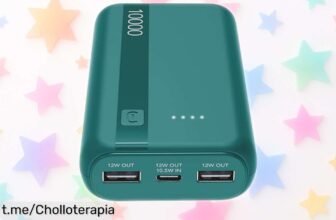 Power Bank Cellularline 10000 mAh, carga múltiples dispositivos ¡No dejes escapar esta batería para 72 horas a un precio que te hará sonreír!