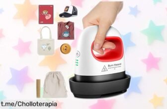Prensa de calor mini Mefine, personaliza tus prendas con control total y apagado automático a un precio loco que te dejará sin aliento. ¡Consíguela antes de que se agote!
