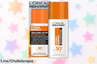 Protector solar facial para hombre L'Oréal Men Expert SPF 50+ con vitamina C y ahora a un precio de escándalo, ¡no te quedes sin el tuyo y cuida tu piel del sol ya!