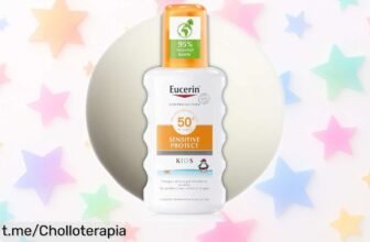 Protector solar infantil Eucerin Sun Kids Sensitive FPS 50+: ¡Precioso chollo para cuidar la piel de tus peques bajo el sol y en el agua, llévalo ya!