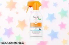 Protector solar infantil en spray Eucerin Sun Kids FPS50+: la tranquilidad que necesitan los peques al sol, ahora con un descuentazo imperdible para disfrutar sin preocupaciones.