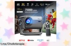 Proyector Blackview PV1000 Max con FullHD real y pantalla gigante a un precio que ni te imaginabas, disfruta tus pelis como en el cine ¡No dejes pasar esta locura!