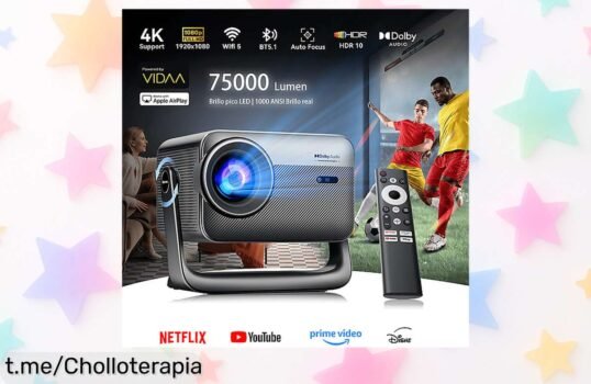 Proyector Blackview PV1000 Max con FullHD real y pantalla gigante a un precio que ni te imaginabas, disfruta tus pelis como en el cine ¡No dejes pasar esta locura!