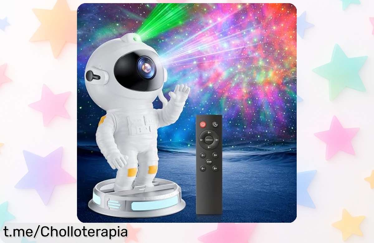 Proyector de estrellas grande Swoieltr con mando y 26 modos: convierte tu hogar en un universo lleno de magia, ¡aprovecha este chollazo antes que se acabe!