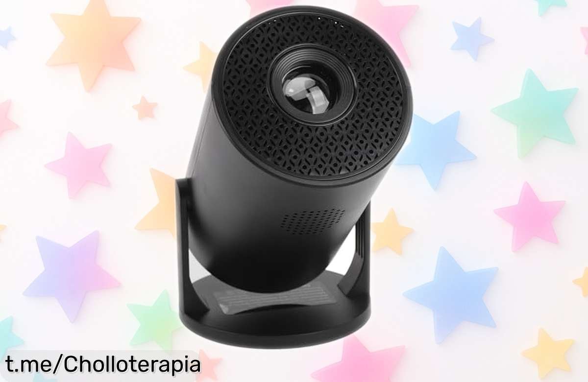 Proyector portátil Tosuny Mini con WiFi y Bluetooth: ¡Impresionante imagen Full HD en pantalla gigante por un precio que te dejará boquiabierto!