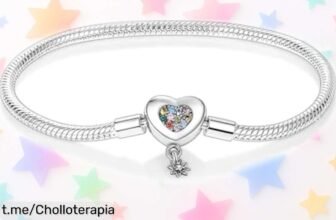 Pulsera de plata de ley 925 con diseño de serpiente compatible con abalorios Pandora Moments, ahora a un precio loco que hace brillar cualquier outfit. ¡Hazla tuya ya!