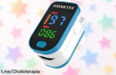 Pulsioxímetro de dedo profesional con pantalla LED a precio regalo, ¡resultado en solo 8 segundos! Ahorra hoy y mima a tu familia con este súper chollo que no puedes dejar escapar.