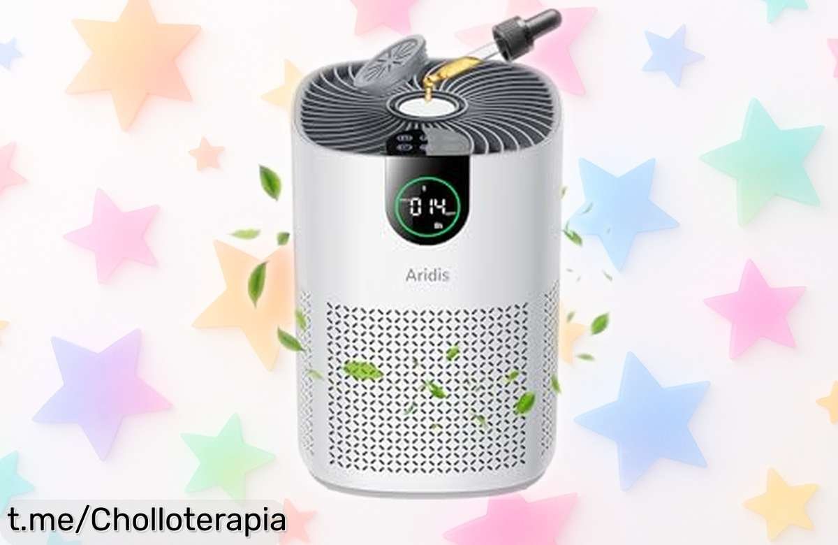 Purificador de aire con filtro HEPA, elimina olores y polen mientras perfuma tu hogar; ¡no lo dejes escapar a este precio rebajado! Respira frescura ahora mismo.