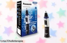 Recortadora de nariz y orejas Panasonic ERGN30K503 con cuchilla de doble filo a precio loco, ¡no te pierdas este super chollo para lucir siempre impecable!