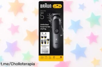 Recortadora todo en uno Braun Series 5: oferta brutal para un cuidado a otro nivel, ¡no dejes pasar este precio loco y luce siempre impecable!